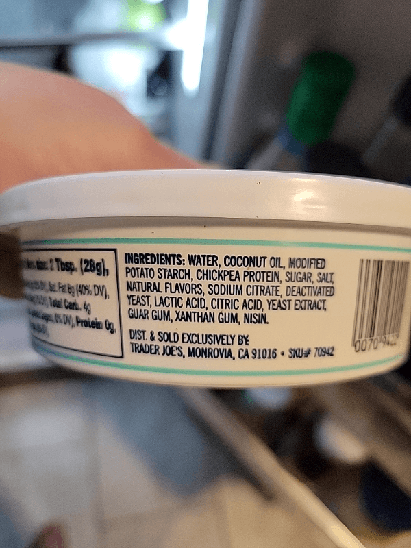 Trader Joe'S Vegan Cream Cheese Alternative