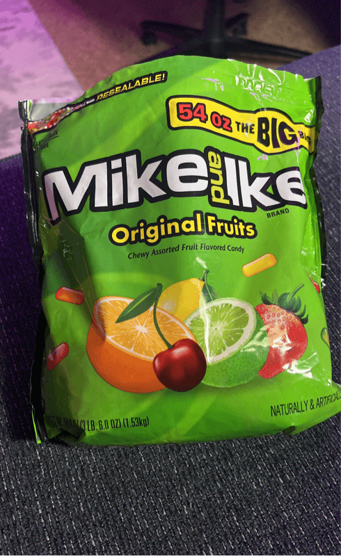 Mike And Ike Original Fruits Chewy Assorted Fruit Flavored Candy
