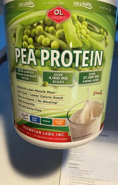 Olympian Labs Pea Protein Vanilla Flavor