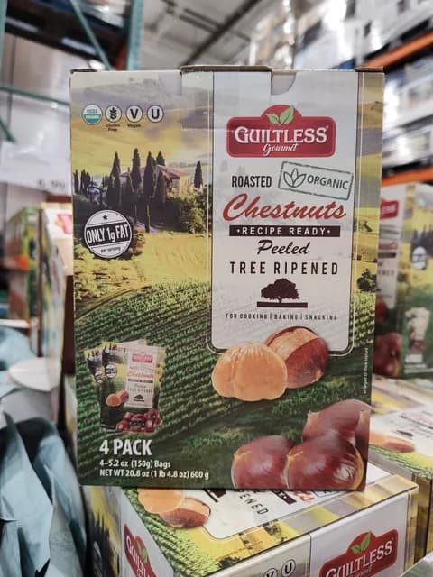 Guiltless Gourmet Organic Roasted Peeled Chestnuts