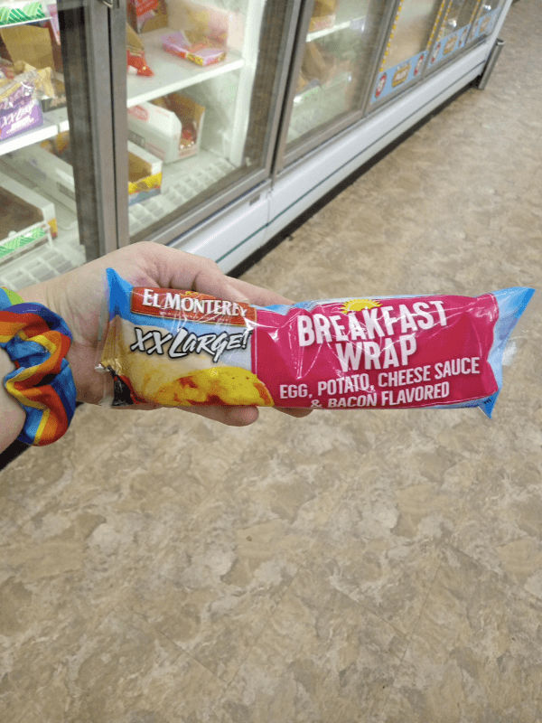 El Monterey Xx Large Egg, Potato, Cheese Sauce & Bacon Flavored Breakfast Wrap