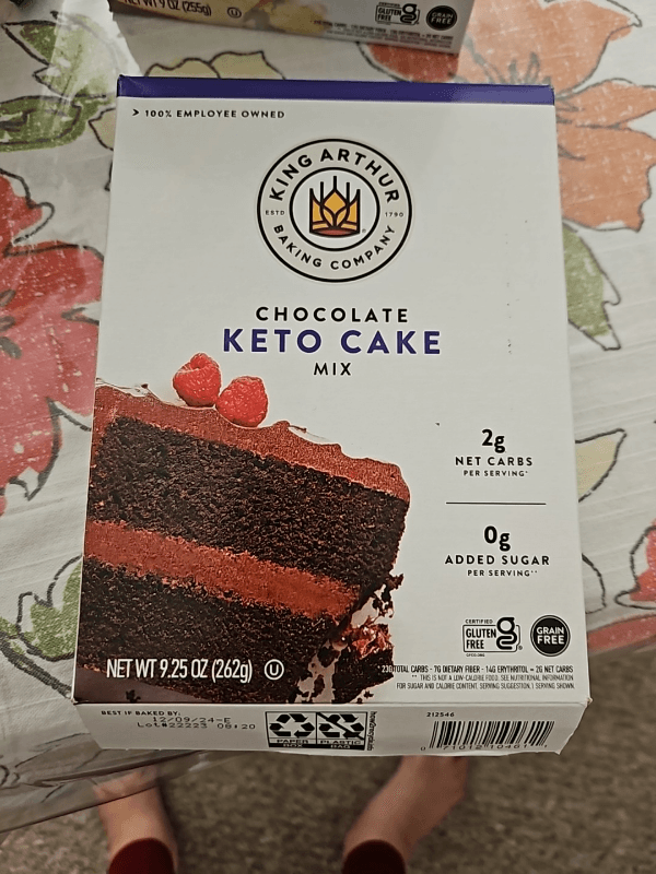 King Arthur Baking Company Chocolate Keto Cake Mix