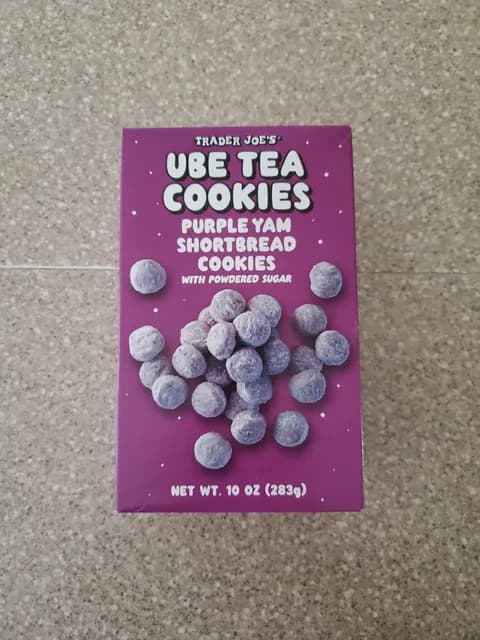 Trader Joe's Ube Tea Cookies