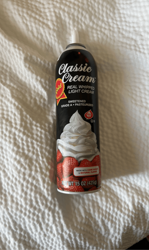 Classic Cream Real Whipped Light Cream Sweetened