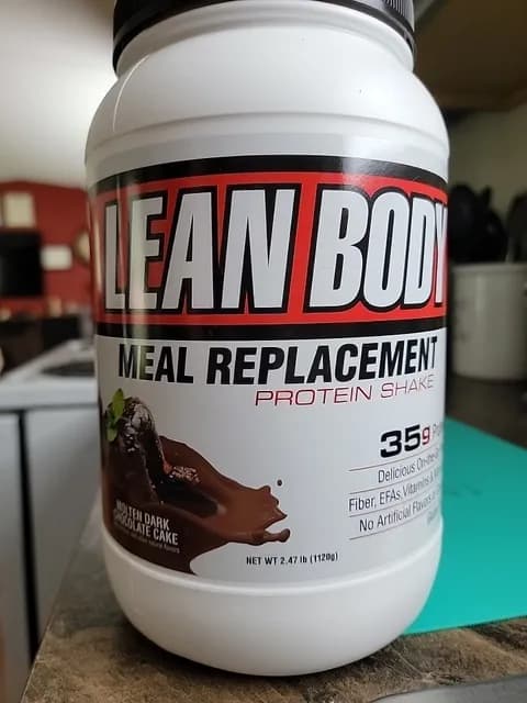 Labrada Lean Body Meal Replacement Molten Dark Chocolate Cake Protein Shake