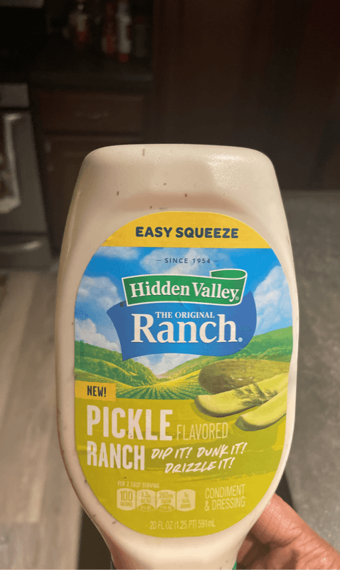 Hidden Valley Pickle Flavored Ranch Easy Squeeze