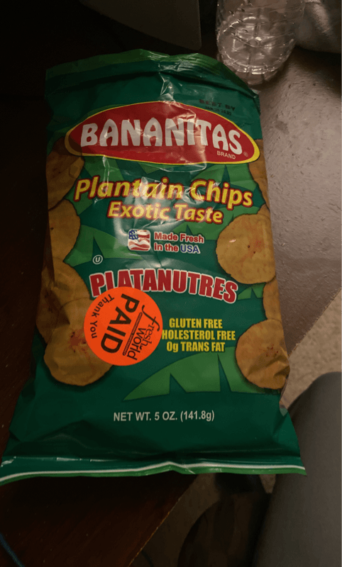 Bananitas Plantain Chips Exotic Taste Platanutres