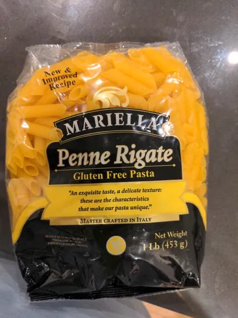 Mariella Penne Rigate Gluten Free Pasta