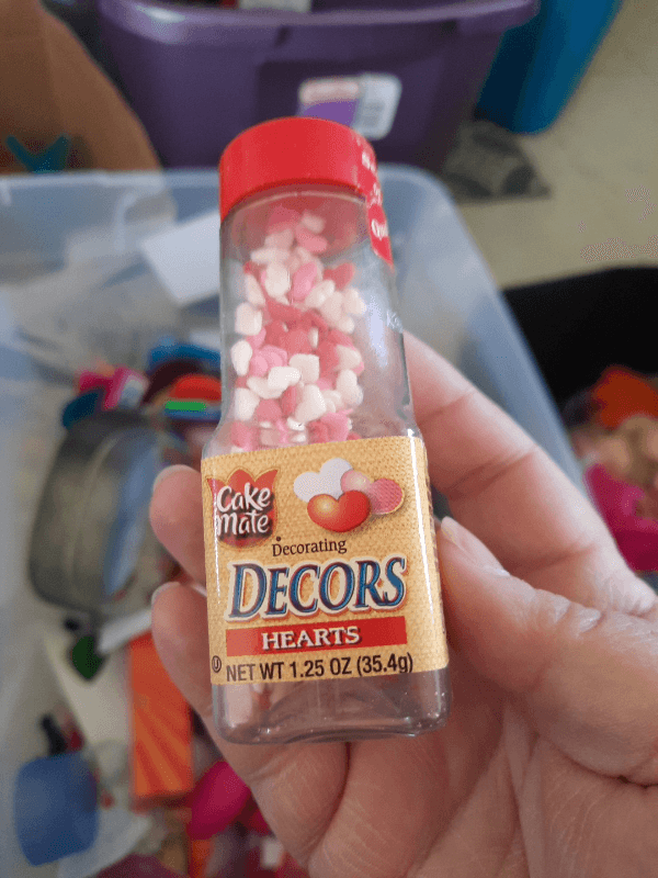 Cake Mate Decorating Decors Hearts