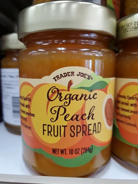 Is it Lactose Free? Trader Joe's Organic Peach Fruit Spread