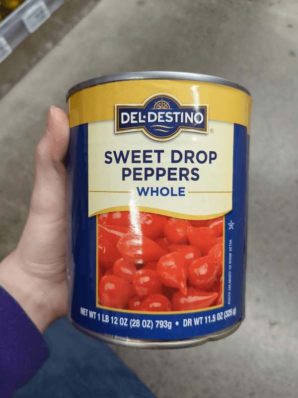 Del Destino Whole Sweet Drop Peppers