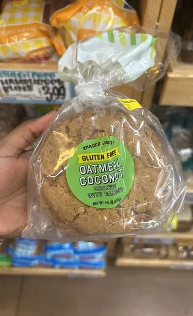 Is it Low FODMAP? Trader Joe's Gluten Free Oatmeal Coconut Cookies With Raisins