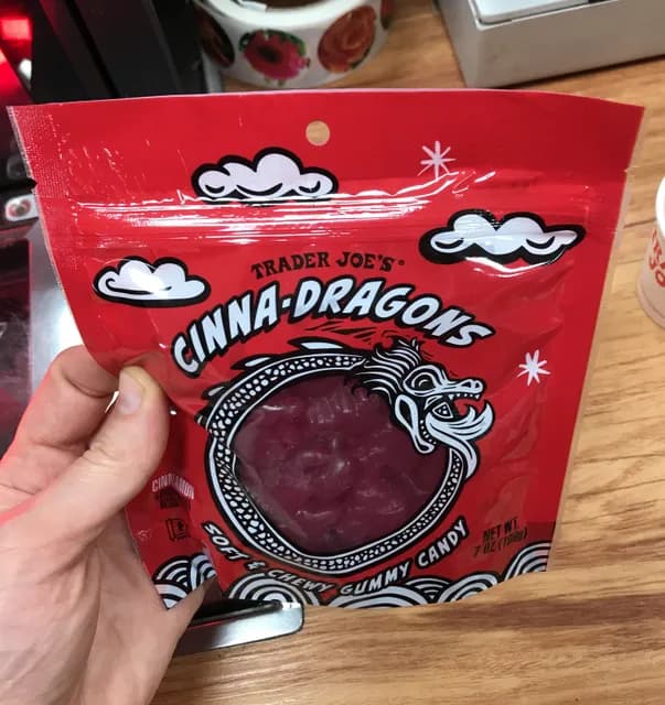 Trader Joe's Cinna-dragons Cinnamon Soft & Chewy Gummy Candy