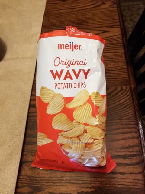 Meijer Original Wavy Potato Chips