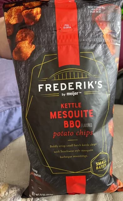 Frederik'S Kettle Mesquite Bbq Flavored Potato Chips