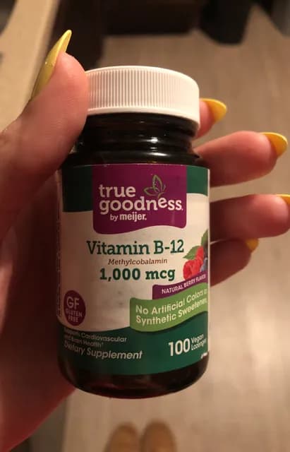 Meijer True Goodness Vitamin B-12 1,000 Mcg Natural Berry Flavor