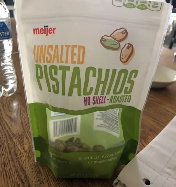 Meijer Unsalted No Shell Roasted Pistachios