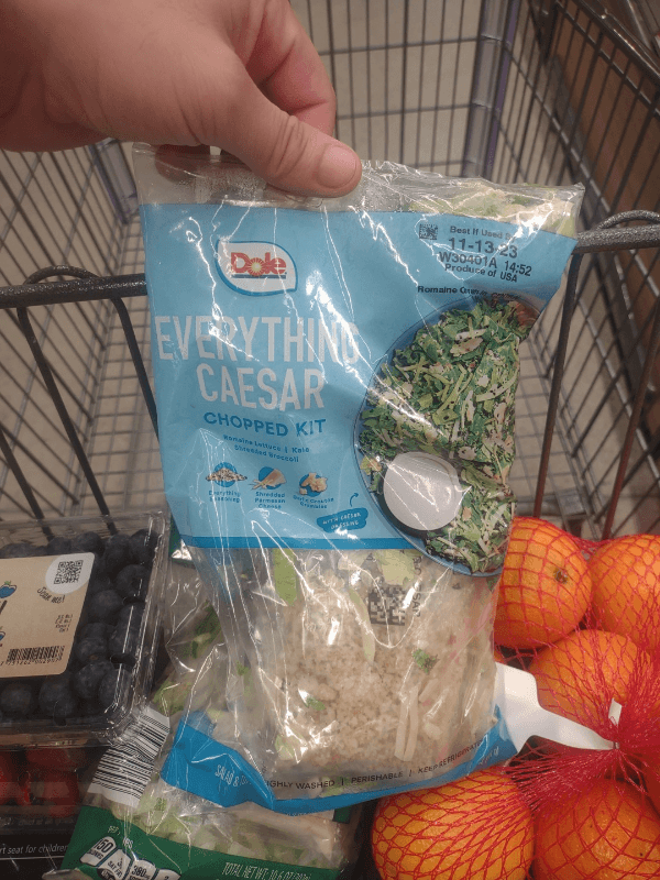 Dole Everything Caesar Chopped Salad Kit
