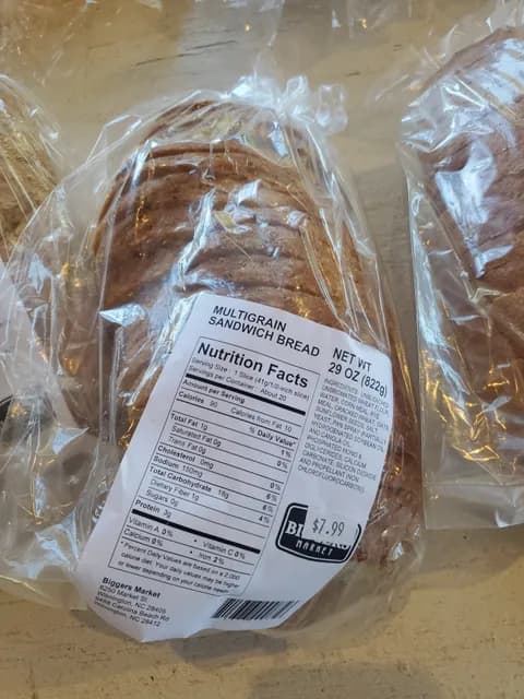 Biggers Market Multigrain Sandwich Bread