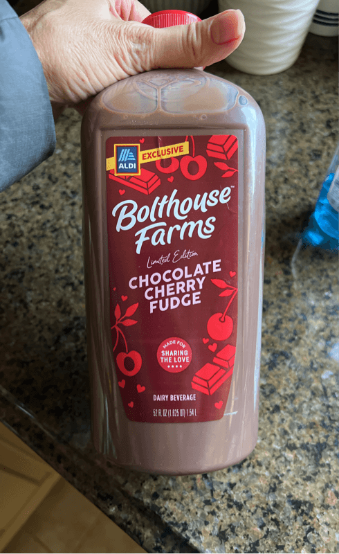 Aldi Bolthouse Farms Limited Edition Chocolate Cherry Fudge Dairy Beverage