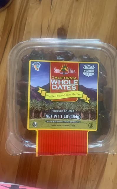 Sun Date California Whole Dates