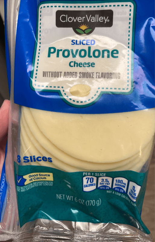 Clover Valley Sliced Provolone Cheese