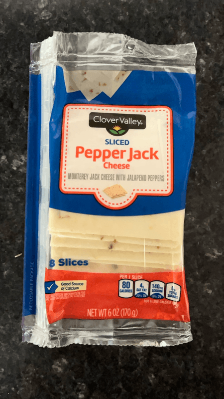 Clover Valley Sliced Pepper Jack Cheese