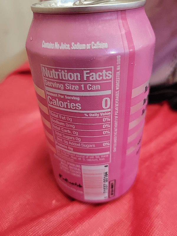 Polar Raspberry Pink Lemonade Sparkling Seltzer'Ade