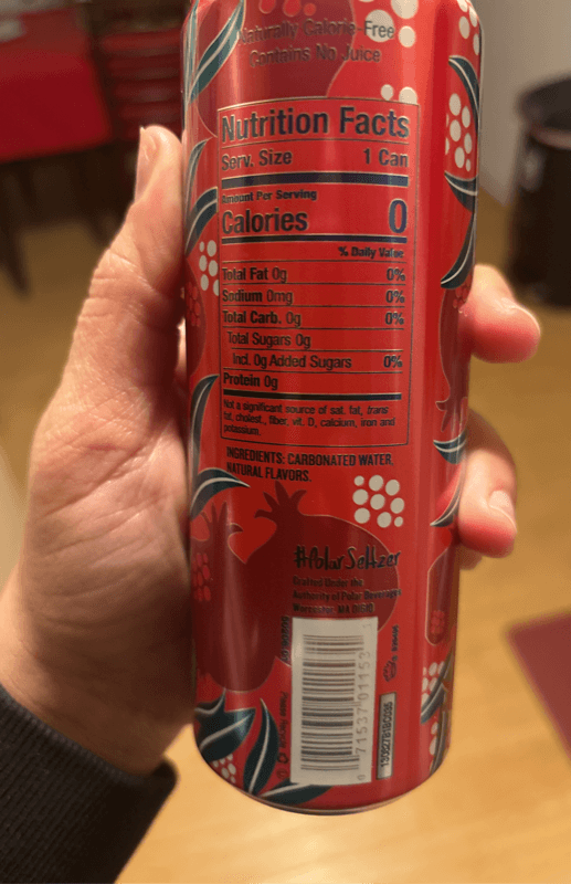 Polar Pomegranate Champagne Seltzer