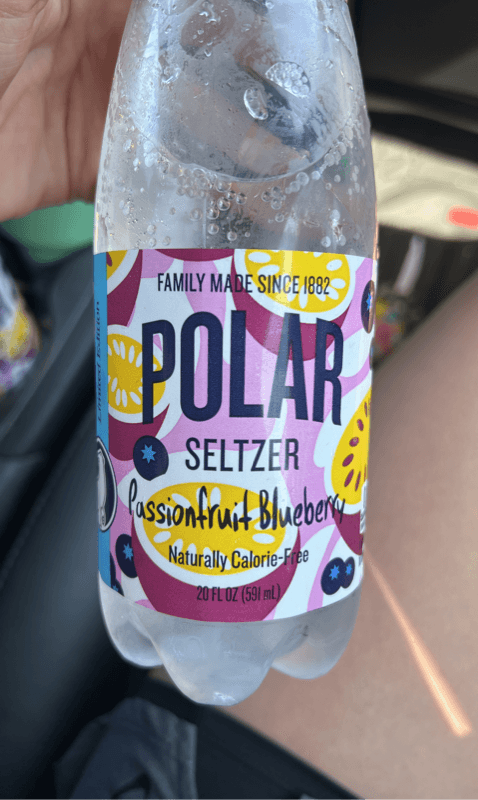 Polar Seltzer Passionfruit Blueberry