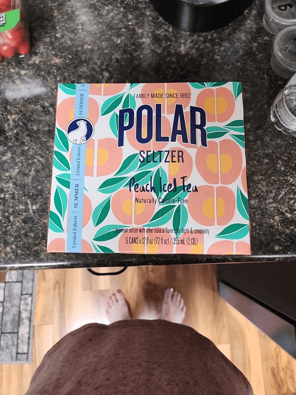 Polar Seltzer Peach Iced Tea