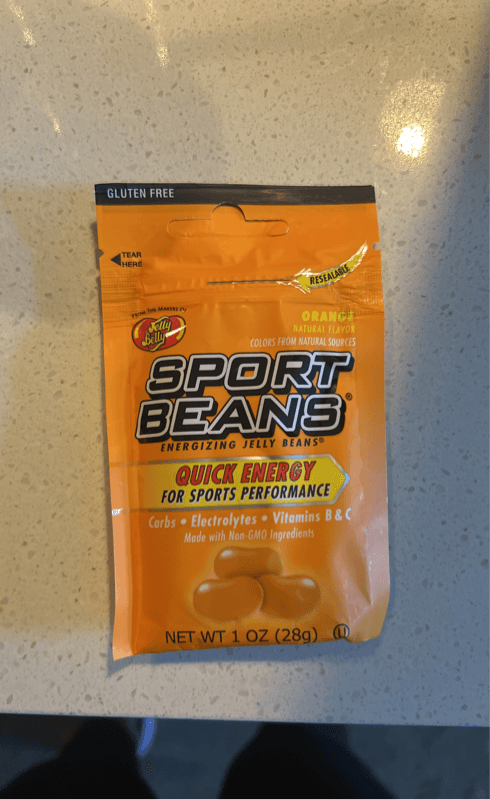 Jelly Belly Sport Beans Energizing Jelly Beans Orange Flavor