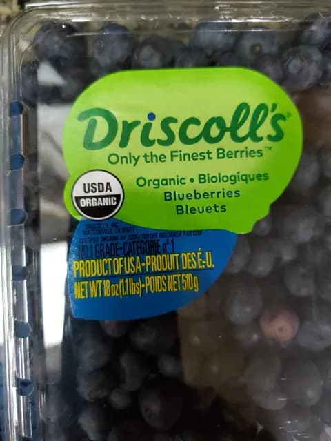 Driscoll'S Organic Blueberries