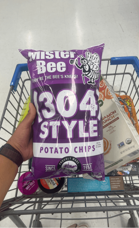 Mister Bee 304 Style Potato Chips