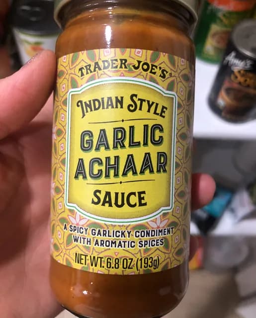 Is it Low FODMAP? Trader Joe's Indian Style Garlic Achaar Sauce