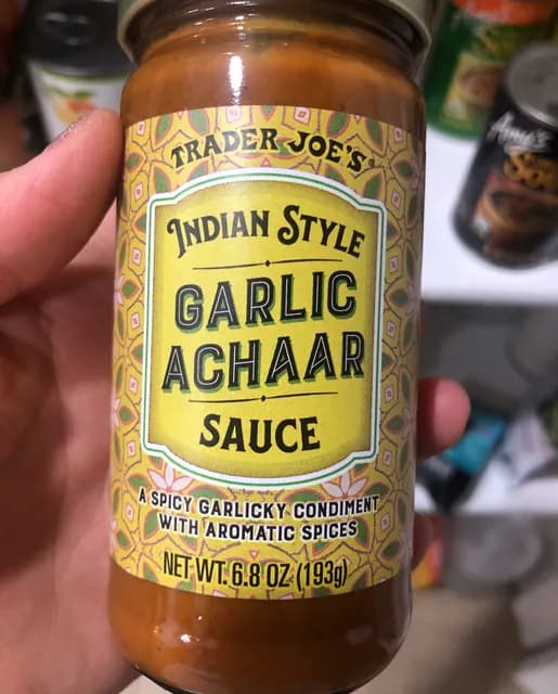 Is it Mediterranean Diet Friendly? Trader Joe's Indian Style Garlic Achaar Sauce