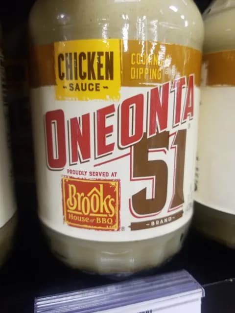 Brooks Oneonta 51 Chicken Sauce