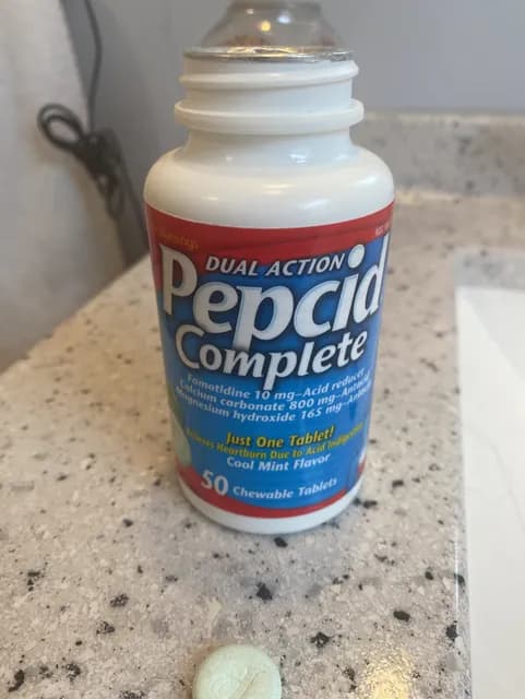 Pepcid Compete Dual Action Acid Reducer 50 Chewable