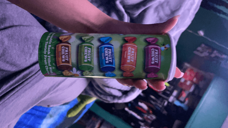 Tootsie Fruit Chews Assorted Fruit Rolls In Re-Usable Bank Container