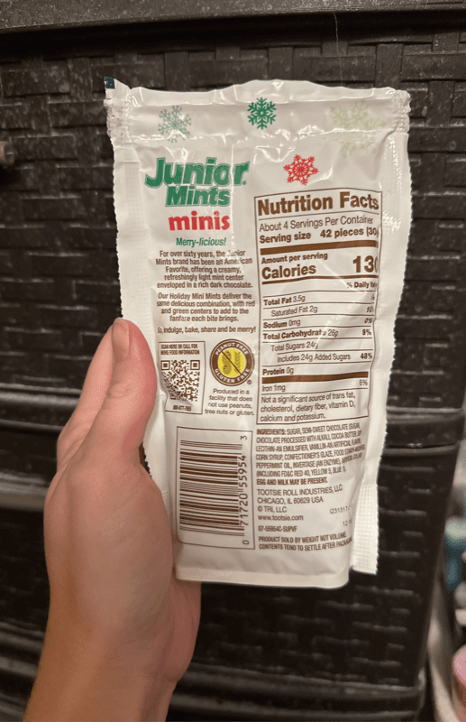 Tootsie Roll Junior Mints Holiday Minis