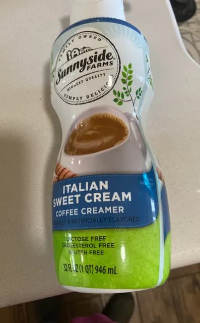 Sunnyside Farms Italian Sweet Cream Coffee Creamer