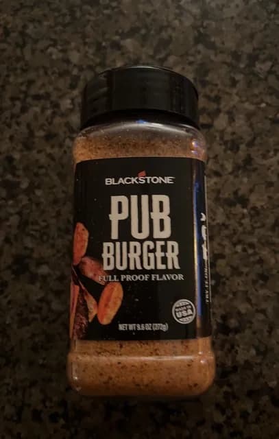 Blackstone Pub Burger Full Proof Flavor