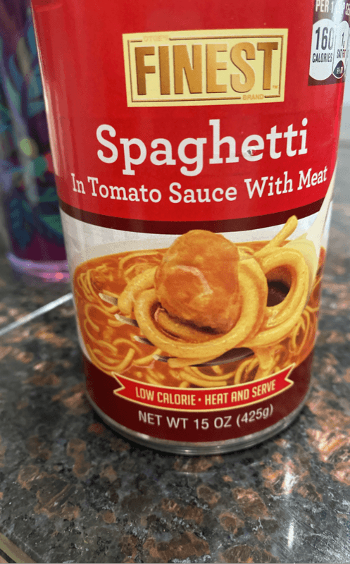 Finest Spaghetti In Tomato Sauce With Meat