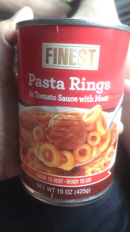 Finest Pasta Rings In Tomato Sauce With Meat