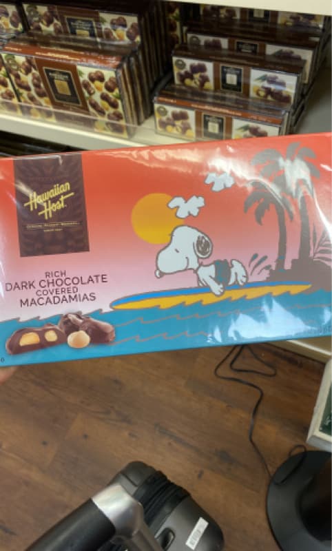 Hawaiian Host Rich Dark Chocolate Covered Macadamias