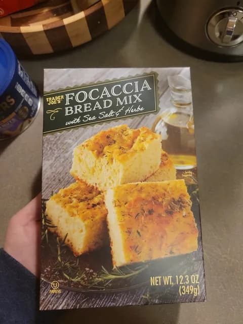 Is it Added Sugar Free? Trader Joe's Focaccia Bread Mix With Sea Salt & Herbs