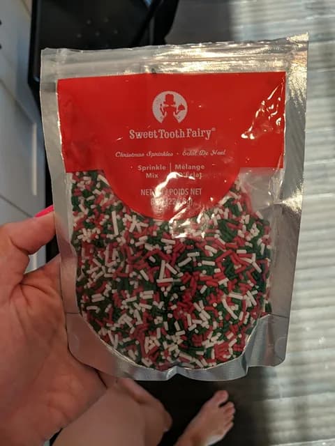 Sweet Tooth Fairy Christmas Sprinkles Sprinkle Mix