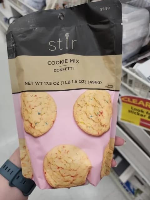 Stir Cookie Mix Confetti