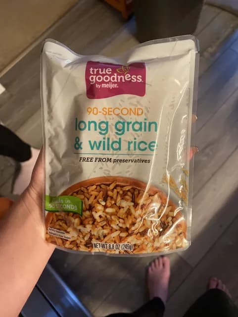 True Goodness By Meijer 90-Second Long Grain & Wild Rice
