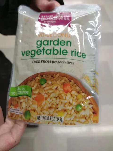 True Goodness By Meijer 90-Second Garden Vegetable Rice